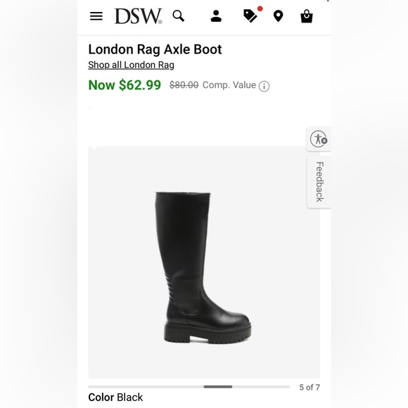 London Rag Axle Boot - Picture 2 of 11